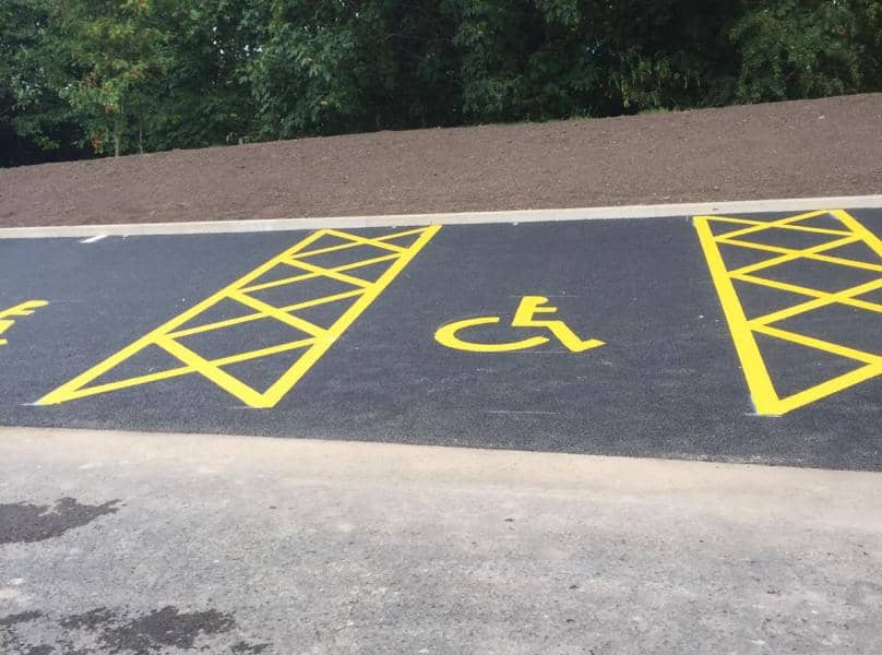 disabled parking bay
