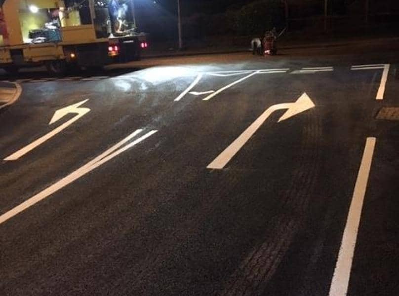 road marking